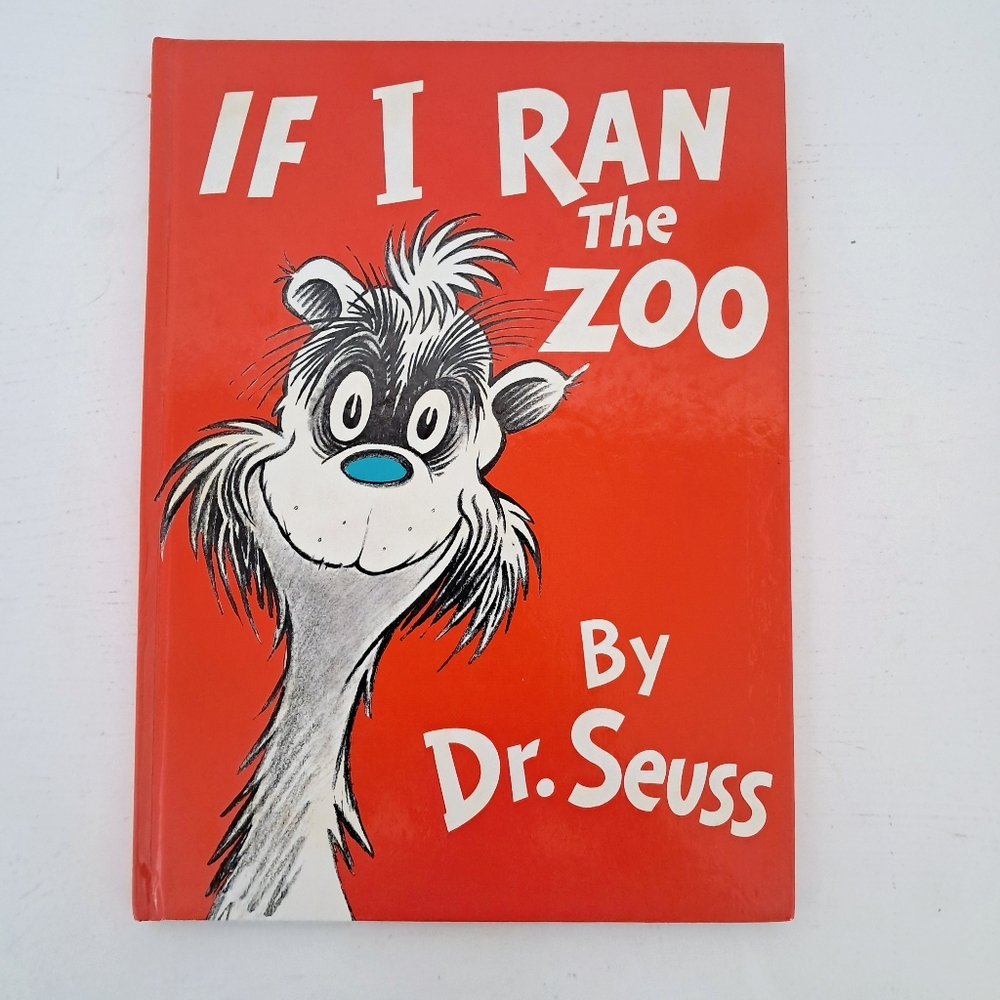 Dr. Seuss If I Ran the Zoo, Discontinued Book 1977